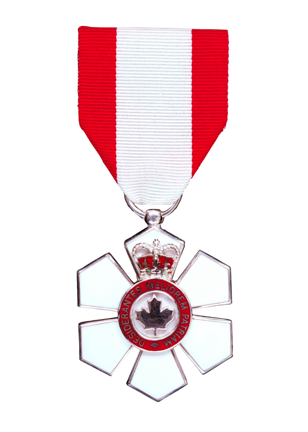 An image of a Canadian medal award appointed by the Order of Canada