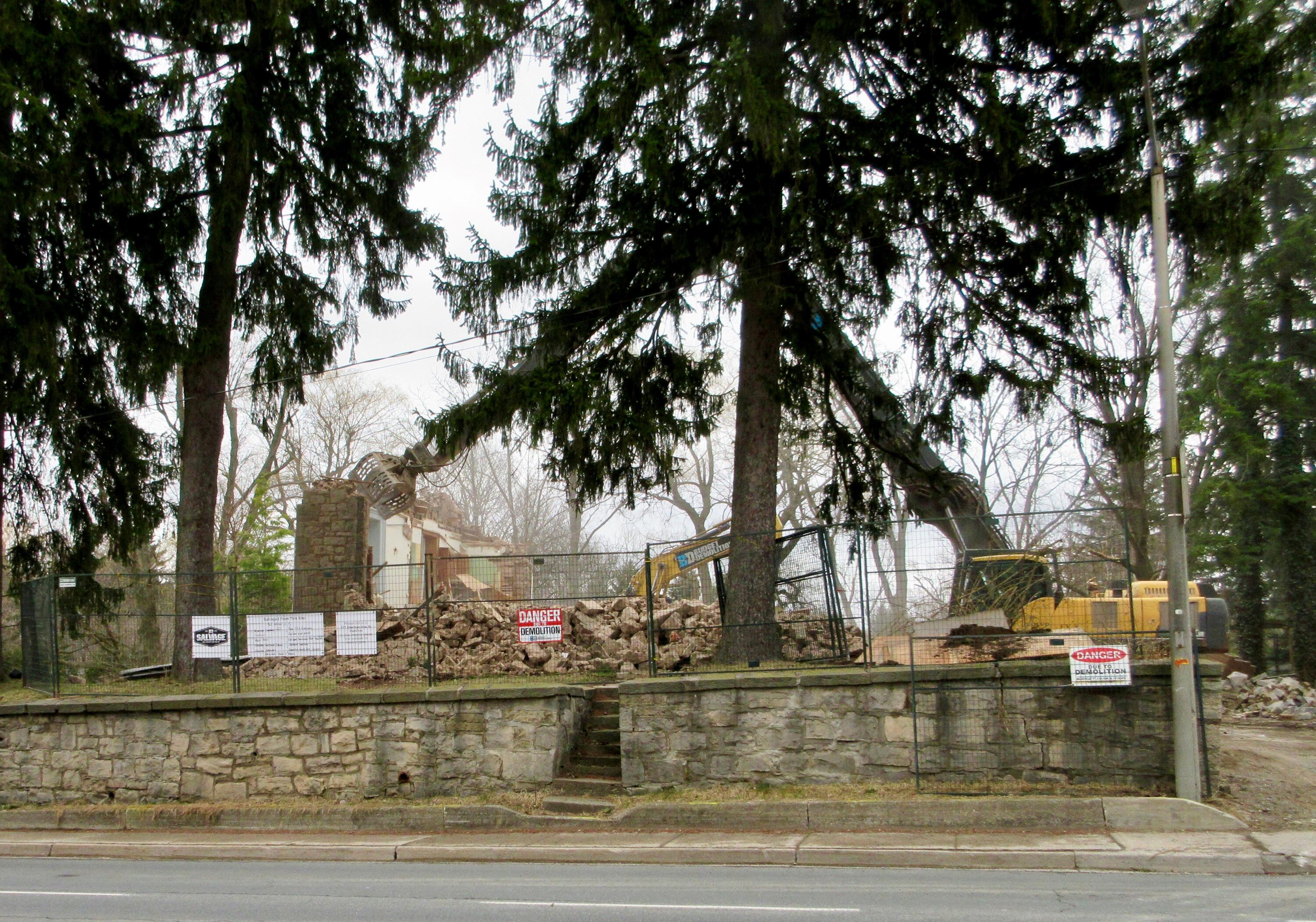 Brandon House after demolition