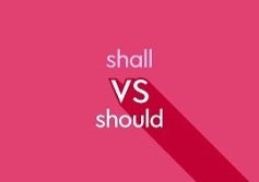 shall versus should