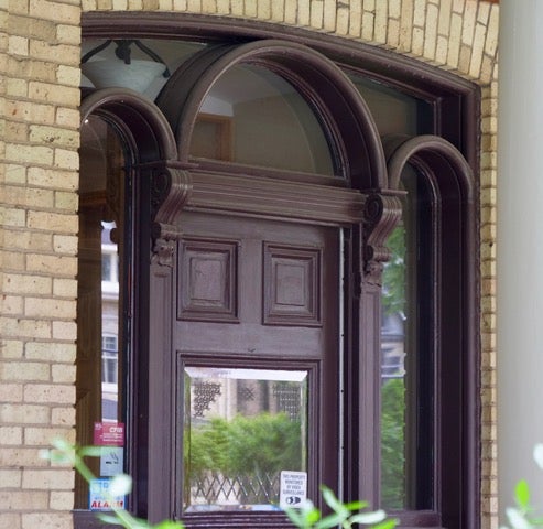 London Doorway in London's West Woodfield Heritage Conservation District