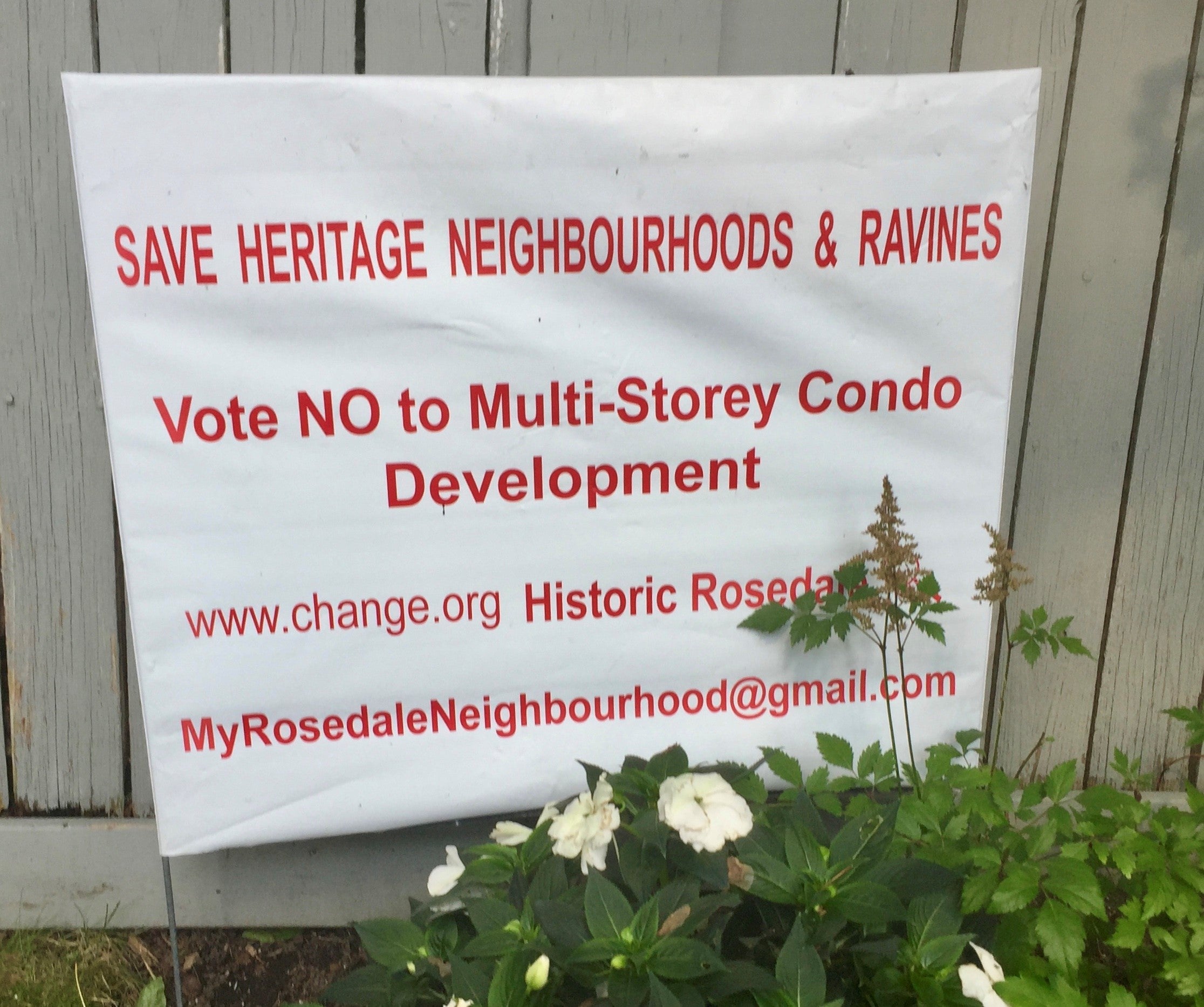 Save neighbourhood heritage and ravines