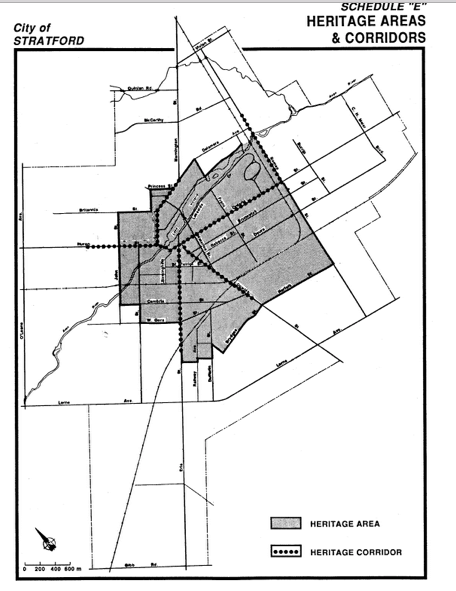 The 1993 heritage plan for the City of Stratford