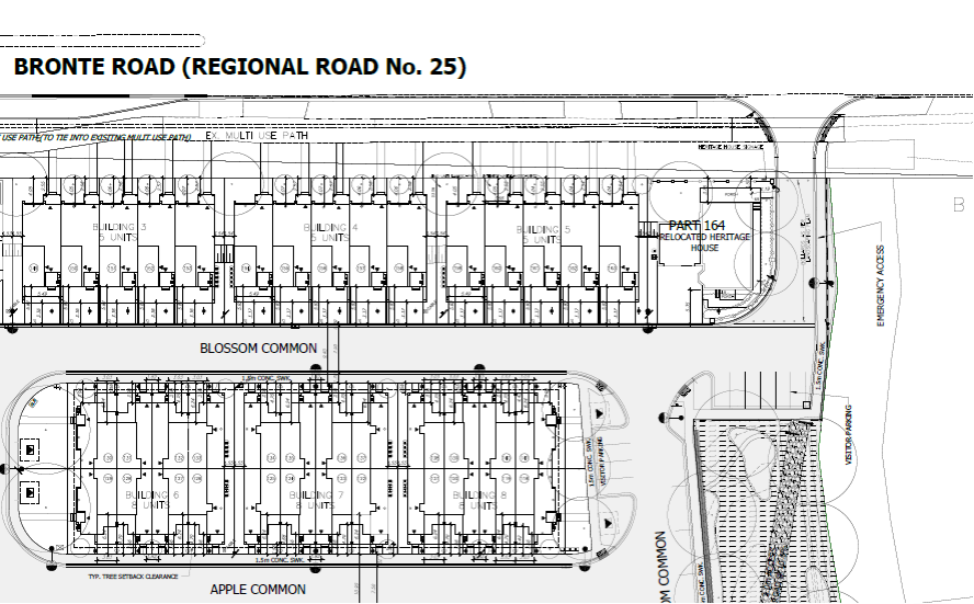 Site Plan, Bronte River development