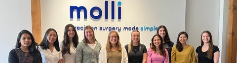 Co-op students at Molli Surgical office.