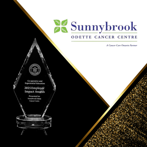 Designed award image with Sunnybrook logo