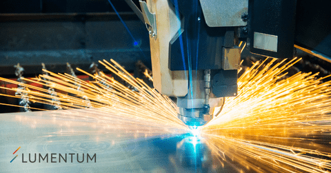 Advanced manufacturing laser with Lumentum logo