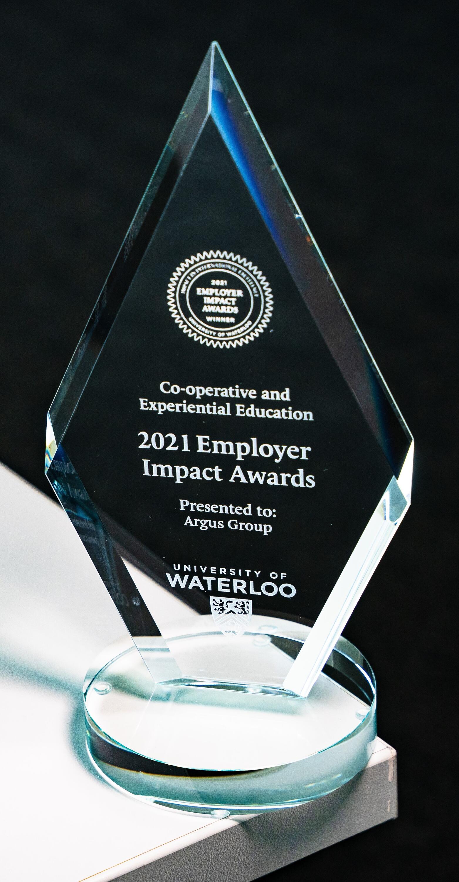 2021 Employer Impact Award for Impact