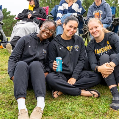 group of students at homecoming