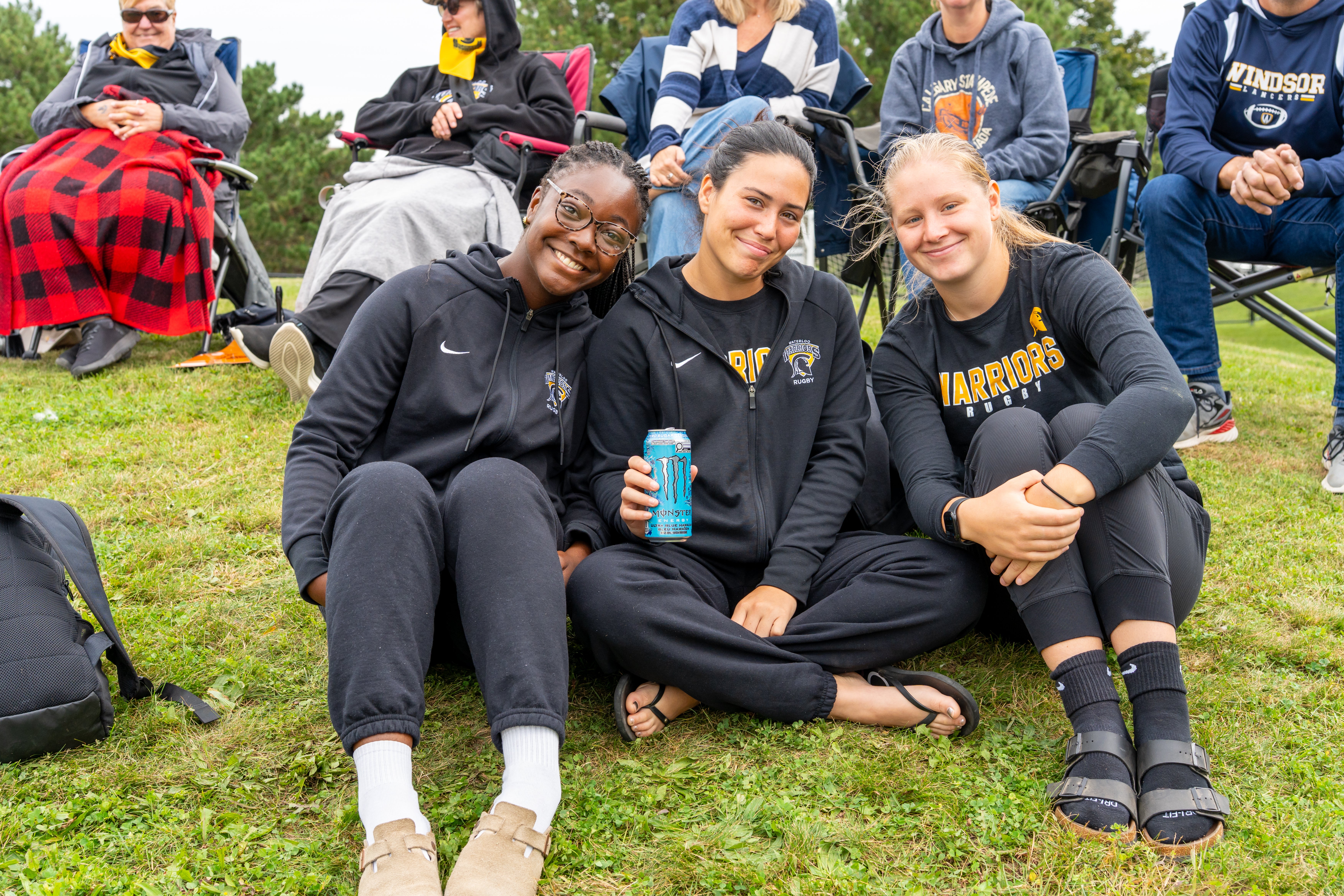 group of students at homecoming