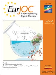 European Journal of Organic Chemistry Cover Graphic