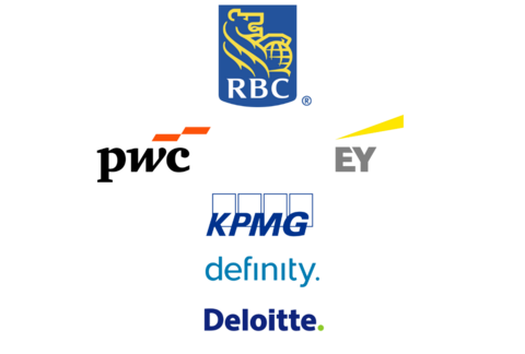 2025 Hub Conference sponsors: RBC, PwC, EY, KPMG, Definity, and Deloitte