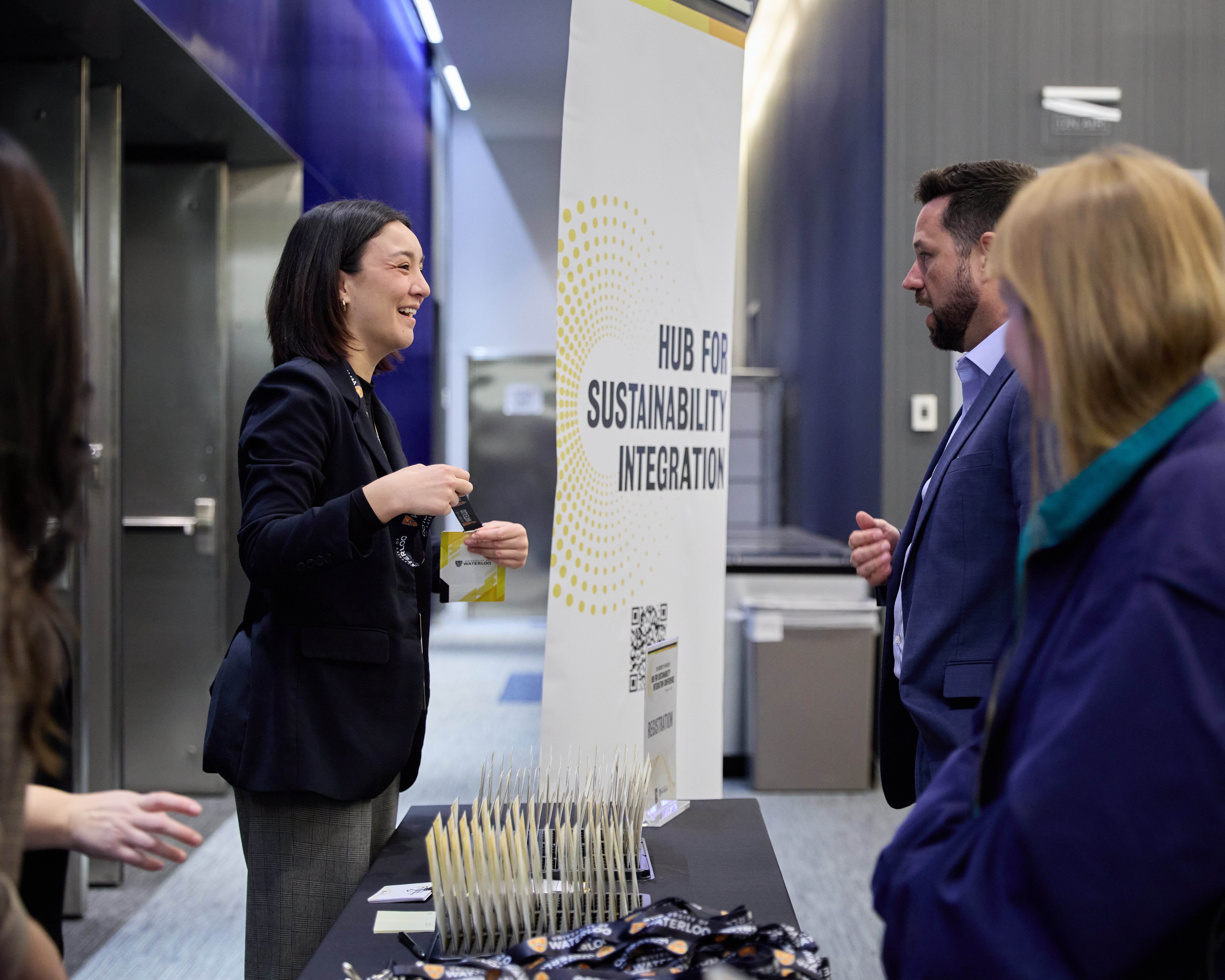 Registration at the Hub for Sustainability Integration Conference