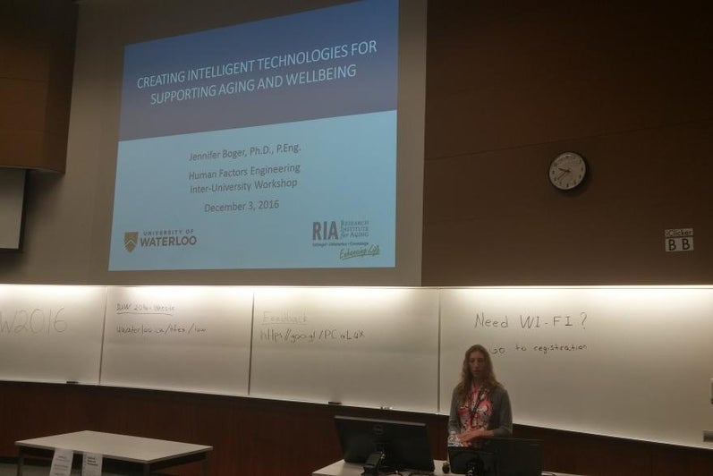 Dr. Jennifer Boger at IUW 2016