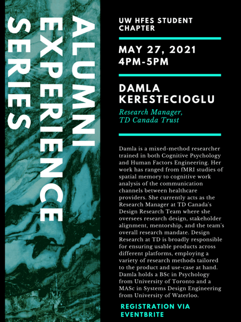 Alumni Experience Series - Damla Kerestecioglu