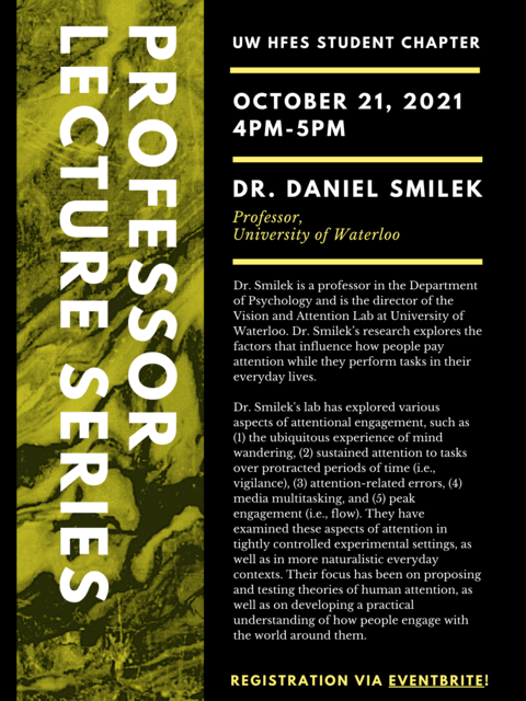 Professor Lecture Series - Dr. Daniel Smilek