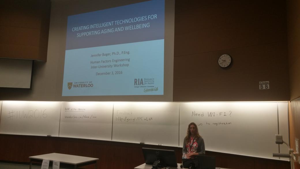 Dr. Jennifer Boger at IUW 2016