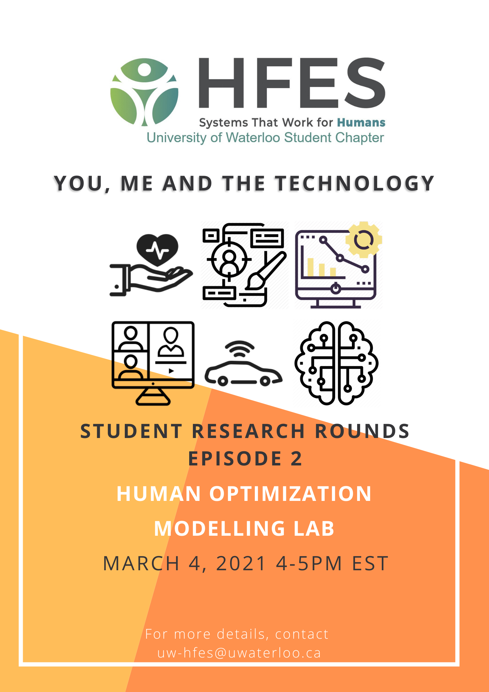 Student Research Rounds, Episode 2 featuring Human Optimization Modelling Lab