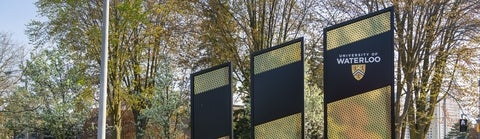 University of Waterloo campus entrance 