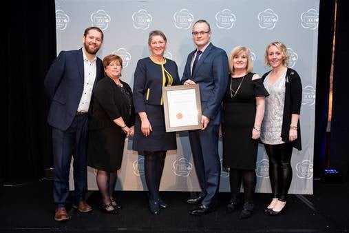 Waterloo employees receive Top 100 Employer award