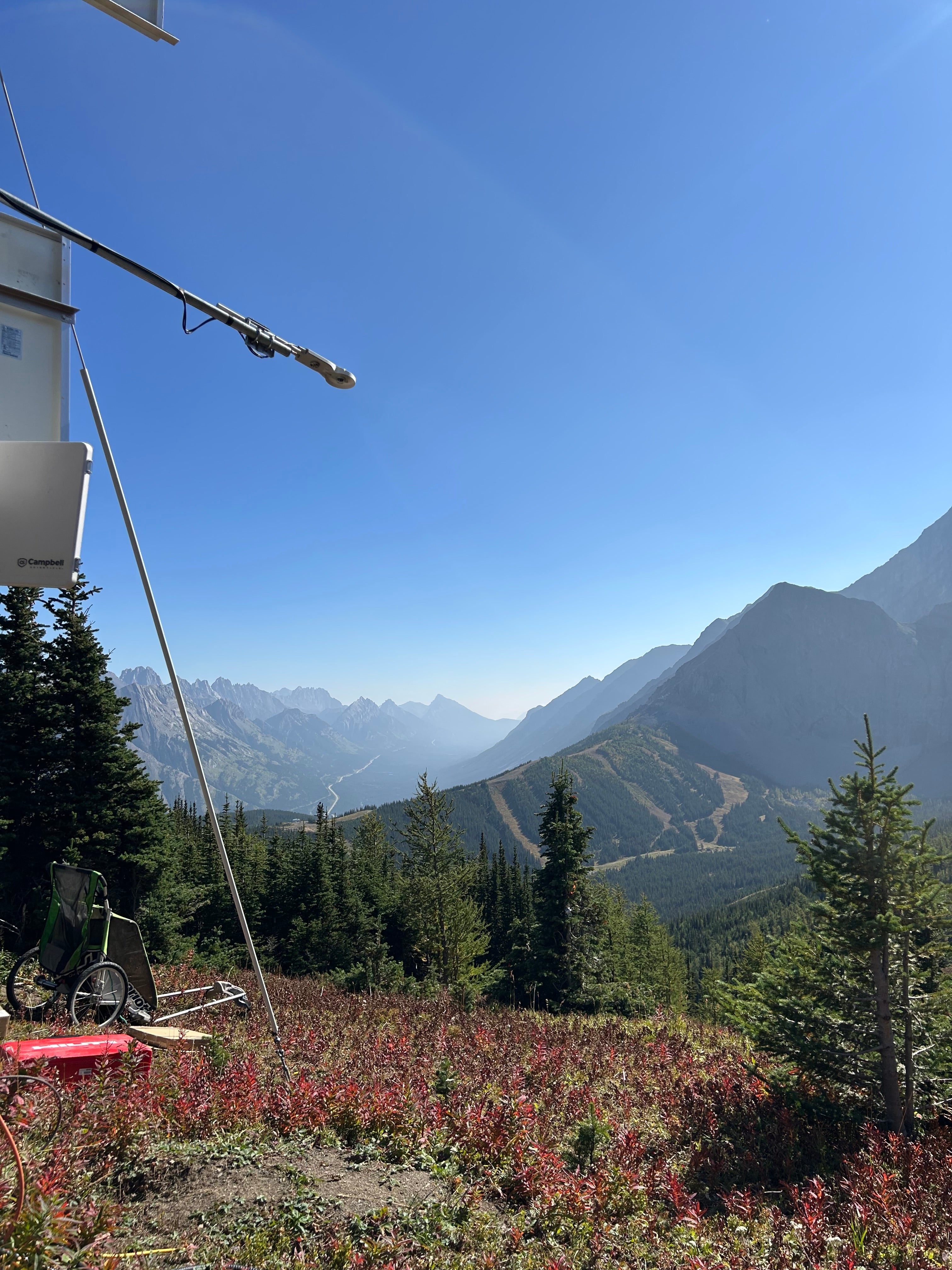Climate station in the Rockies, Fortress Mountain