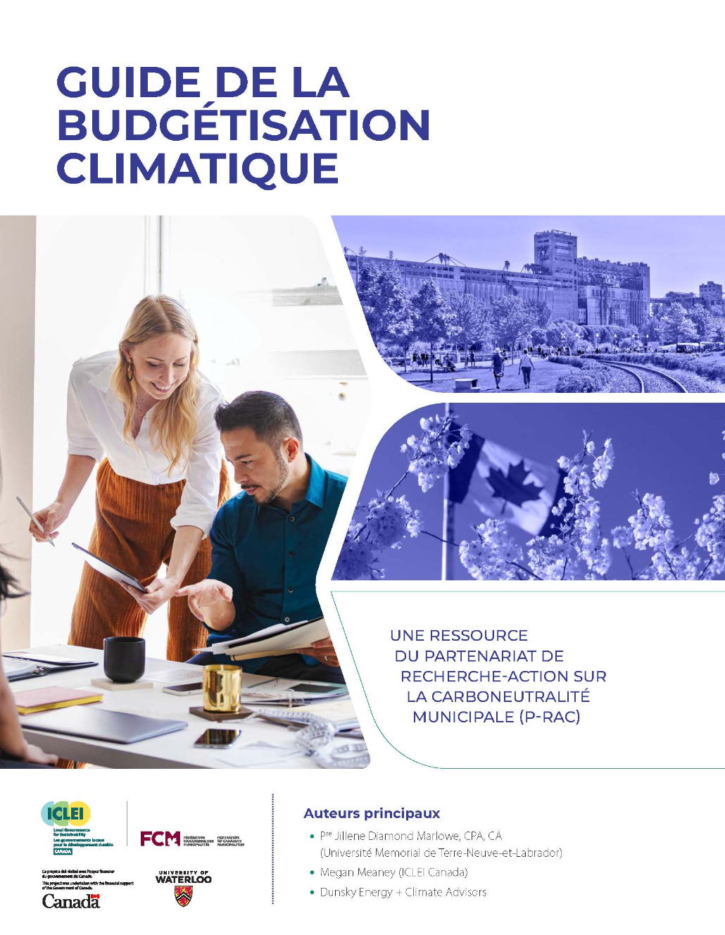 photo of front cover of climate book in french