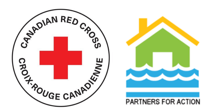Canadian Red Cross and Partners for Action logos/Croix-rouge Canadienne et Partners for Action logo