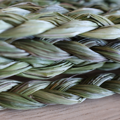 Braided sweet grass