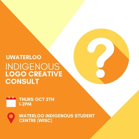 Indigenous logo event poster with event details