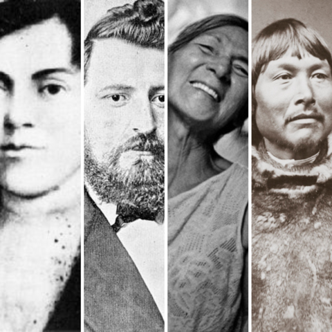 A collage of notable historical figures