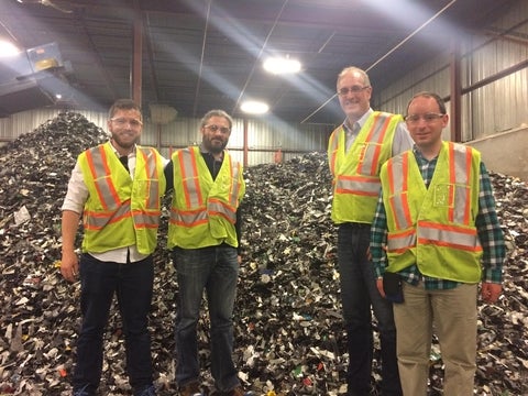 Visiting an electronics recycling facility