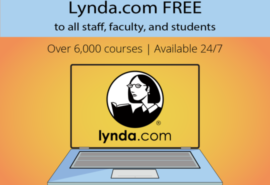 Lynda.com free to all staff, faculty and students; Log in wiht your WatIAM ID; use uwaterloo.ca as your organization