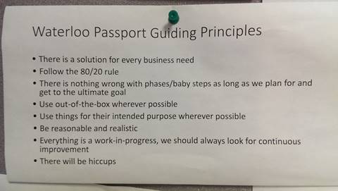 Guiding principles