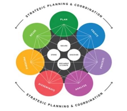 Summary of the research data lifecycle phases