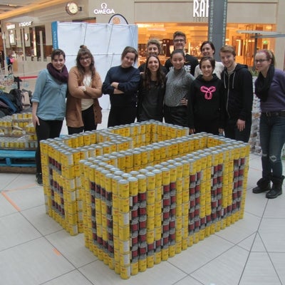 the University participates in the food Bank of Waterloo Region