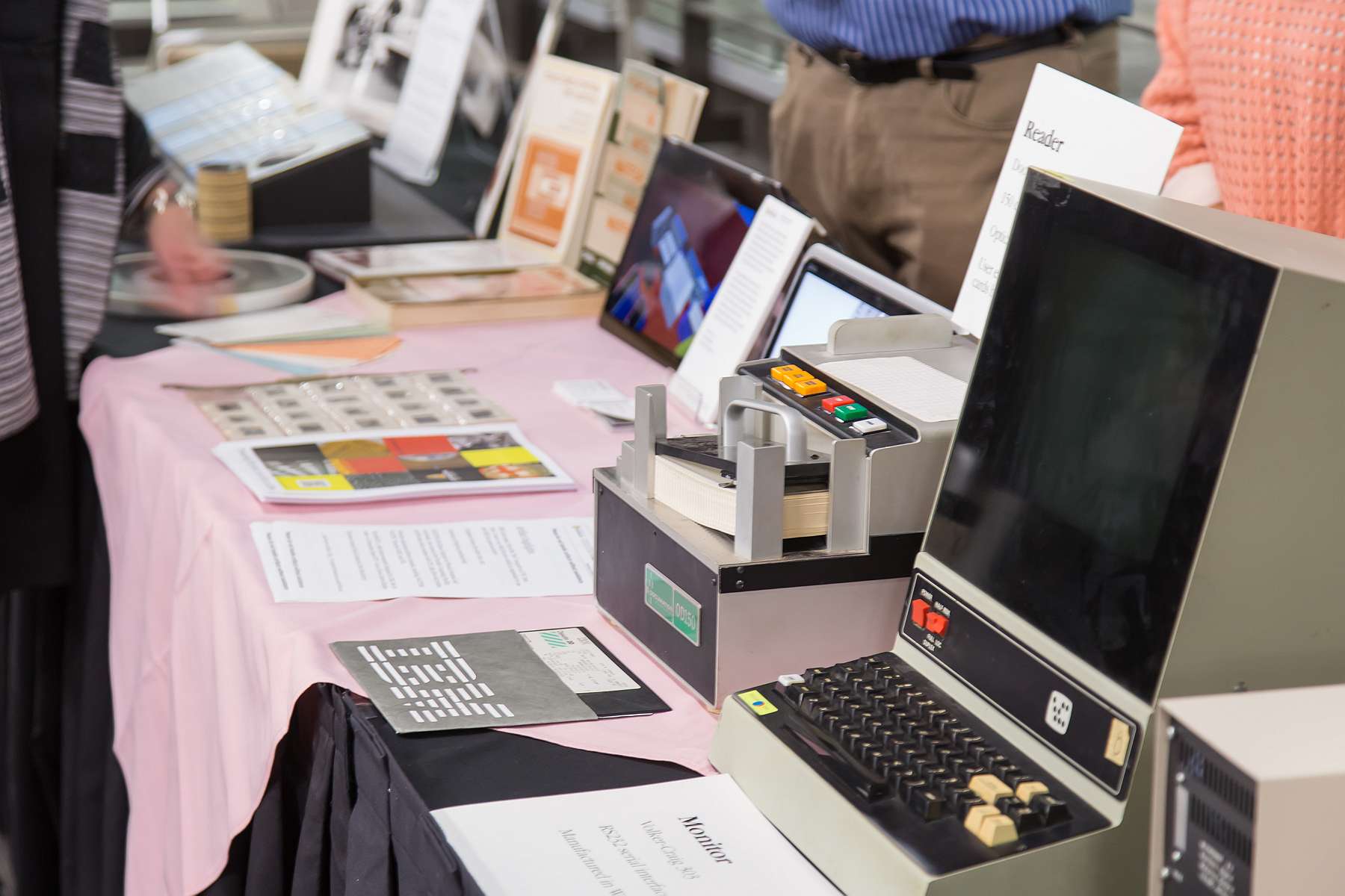 Computer Museum table display at the event