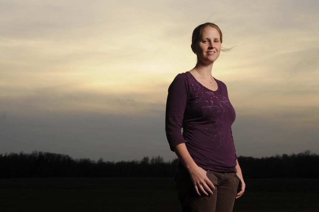  Anne Broadbent standing outside