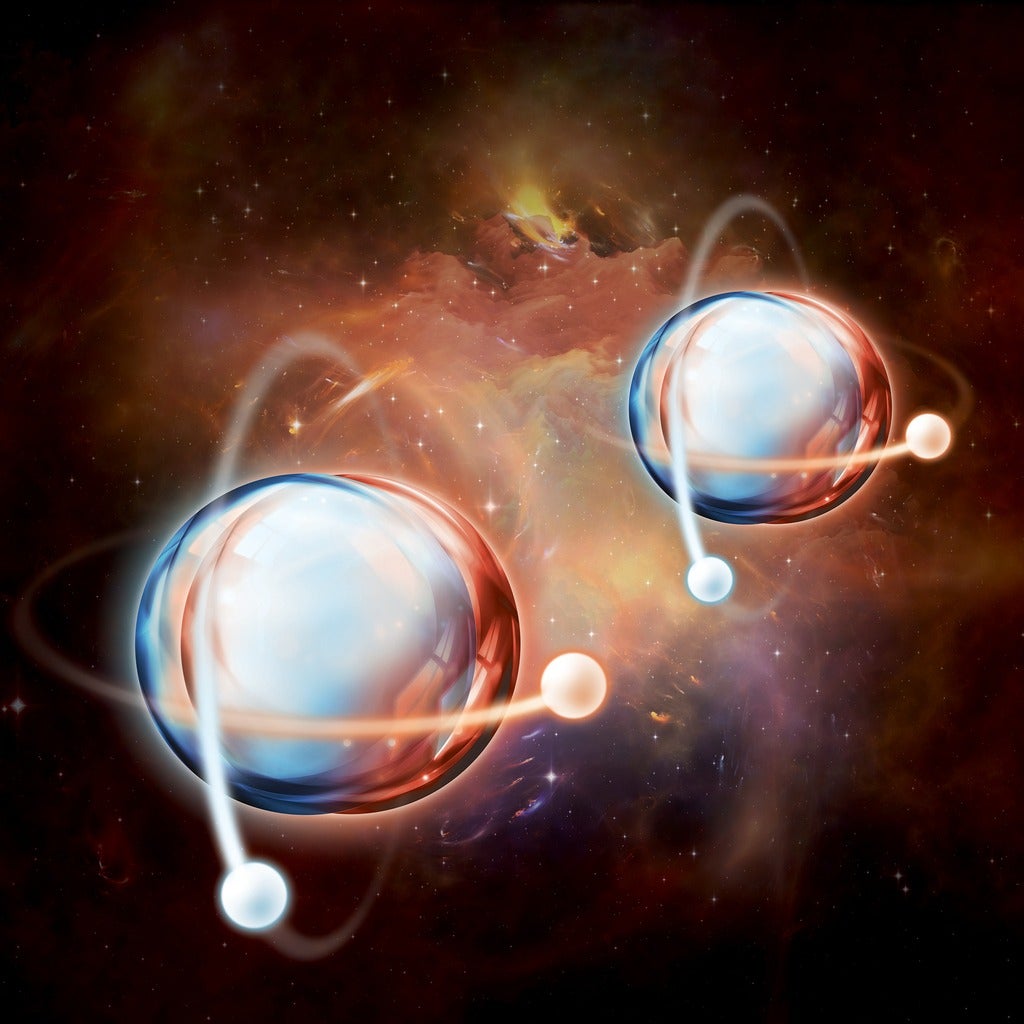 An artist's interpretation of entanglement