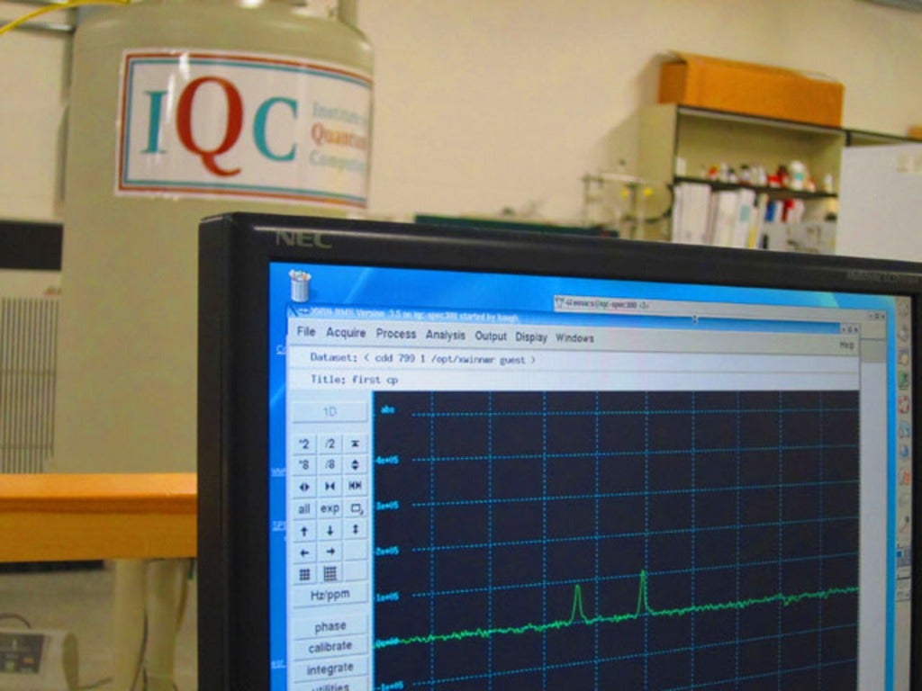 A nuclear magnetic resonance experimental setup at IQC 