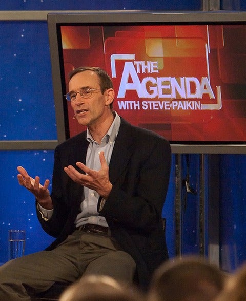 Raymond Laflamme apperaing on TVO's "The Agenda with Steve Paikin"