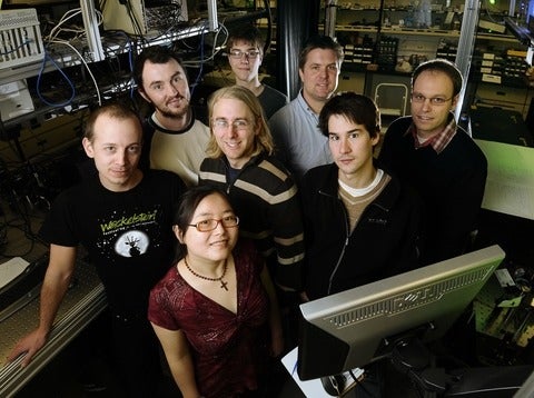  The authors of the PRL paper which includes members IQC's Quantum Optics and Quantum Information team 