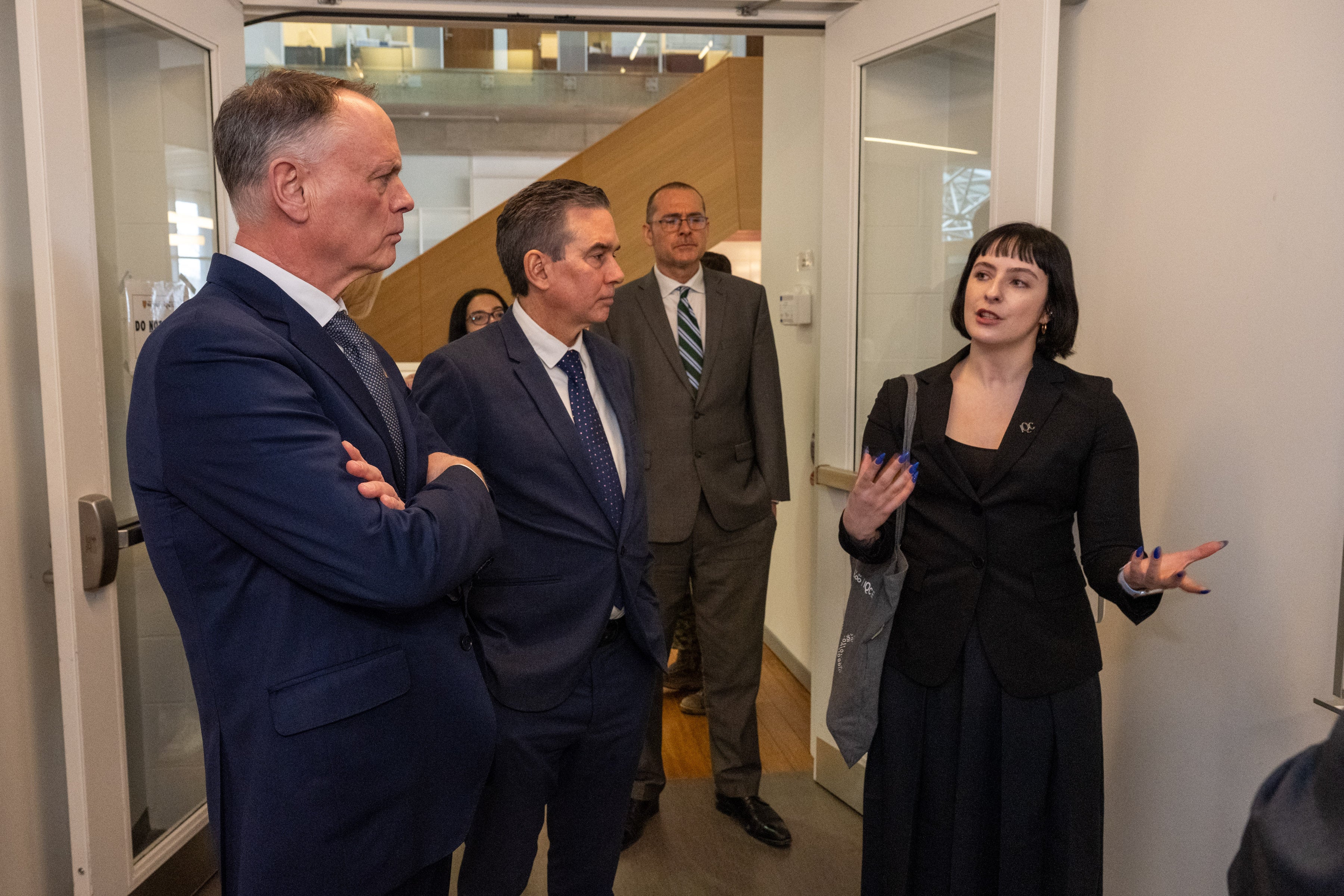 Fiona Thompson, David McGuinty and others at IQC