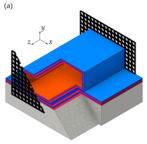 Dielectric metasurface mirror integrated with the hollow-core waveguide