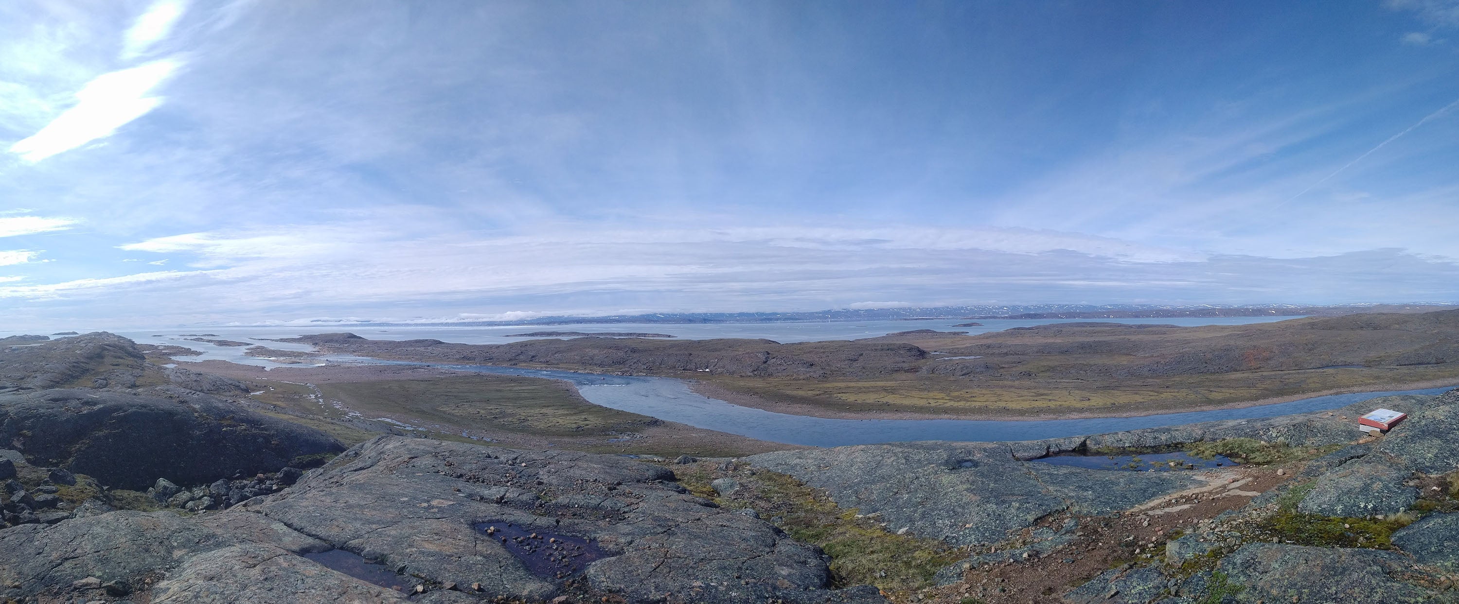 Panaroma shot of the Sylvia Grinnell Territorial Park. 
