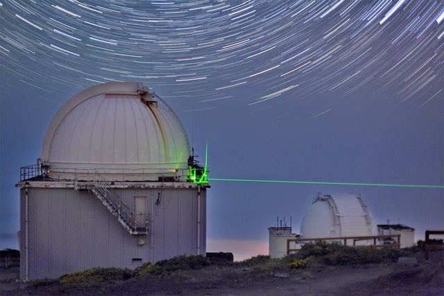  One of the stations in the Canary Islands for quantum teleportation