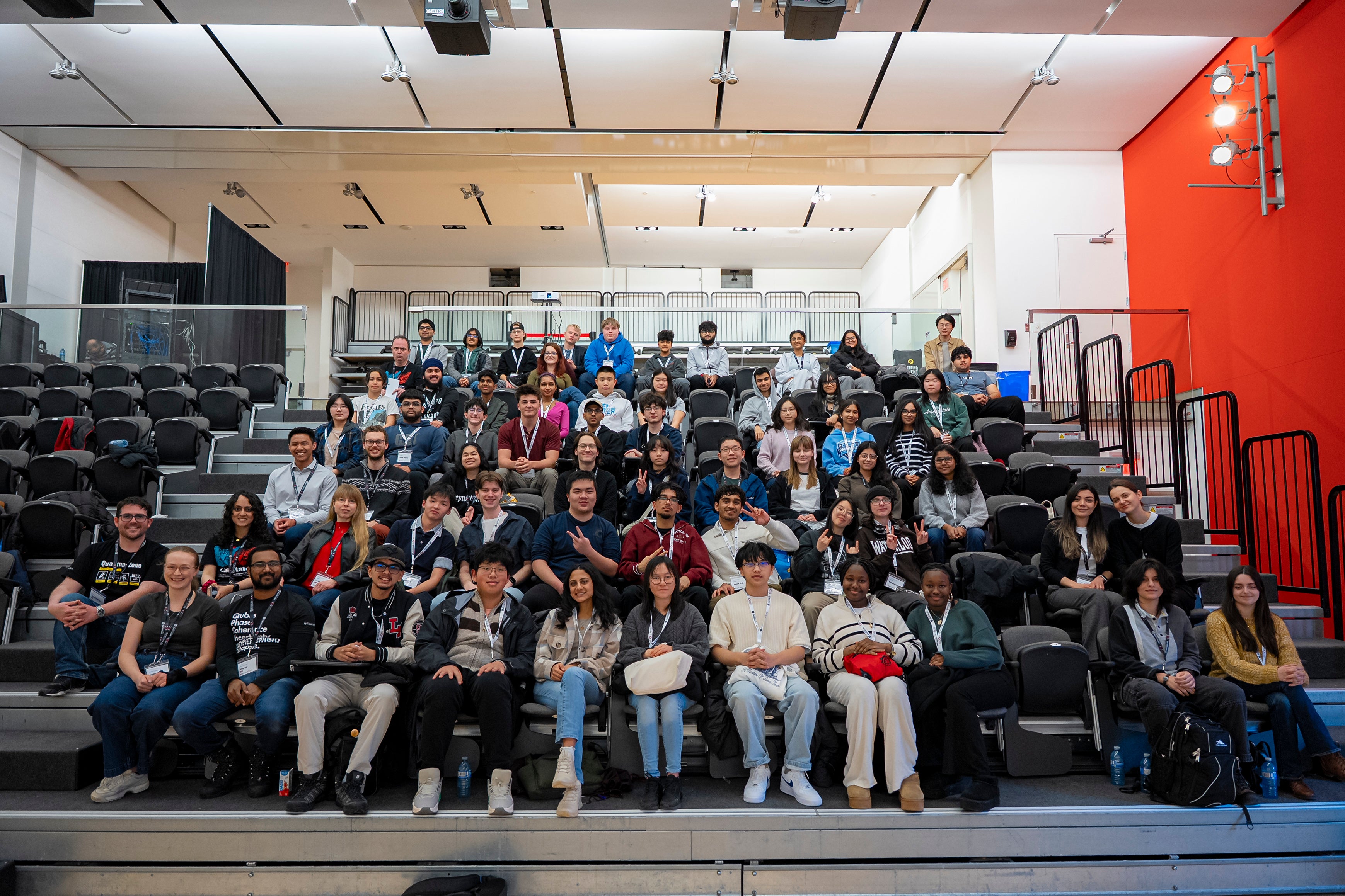 The group of attendees of the Youth Quantum Symposium