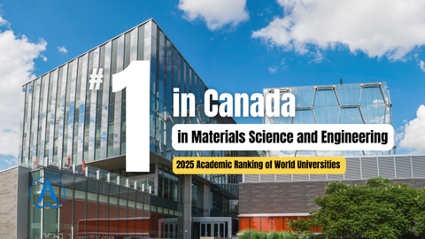 No.1 in Materials Science and Engineering 