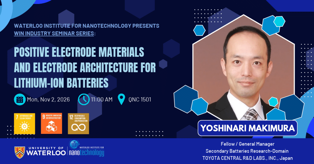 Yoshinari Makimura WIN Industry Seminar Banner