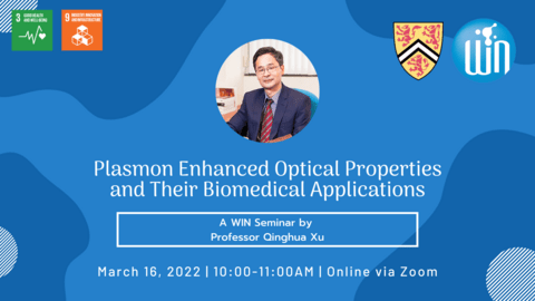 Ad banner for Professor Qinghua Xu WIN Seminar