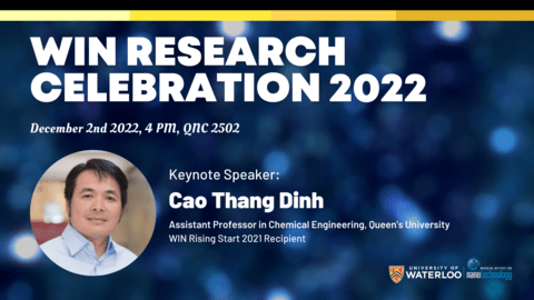 Event Graphic for WIN research celebration ft. Cao Thang Dinh