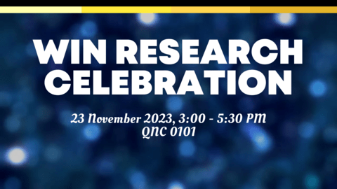 WIN Research Celebration ad card